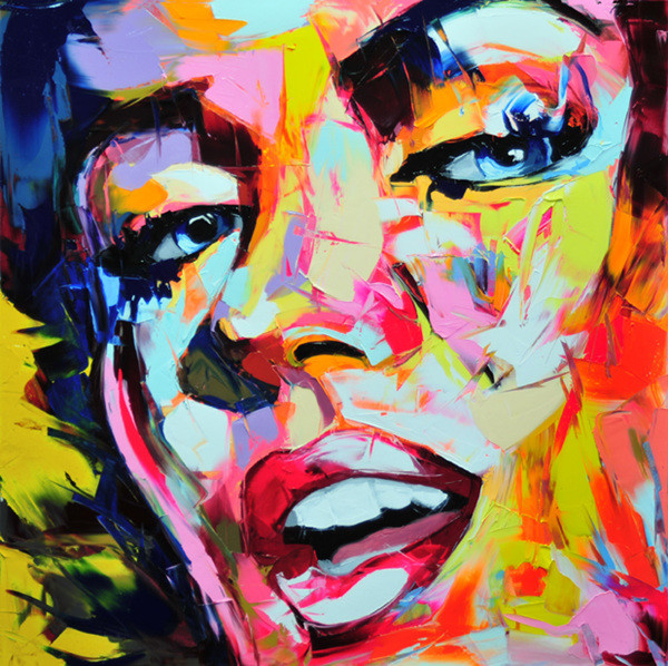 Francoise Nielly Portrait Palette Painting Expression Face061 - Click Image to Close